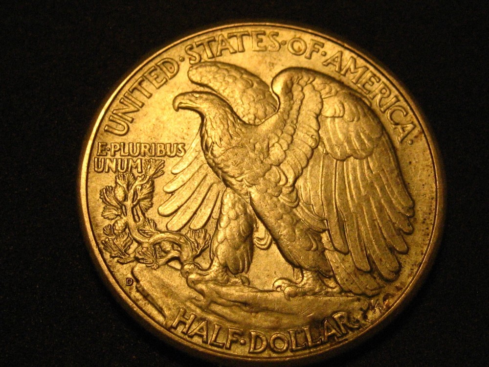 1945-D 90% Silver Walking Liberty Half Dollar CHOICE BU