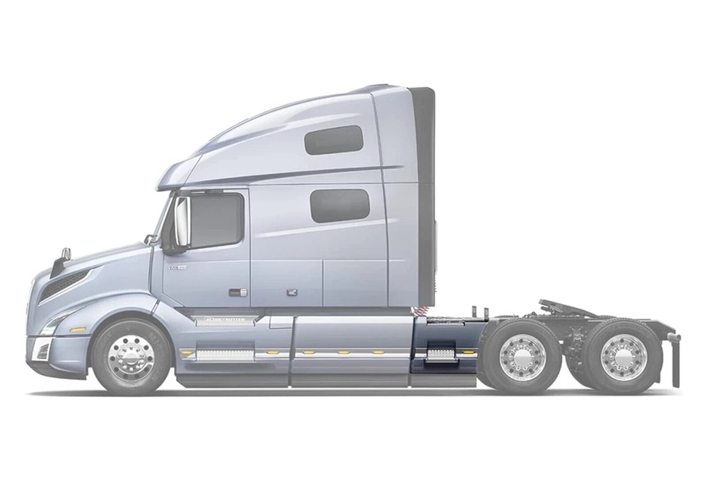 Rear Step Side Fairing Panel Left 27" (65 cm) Compatible with Volvo VNL 2018+