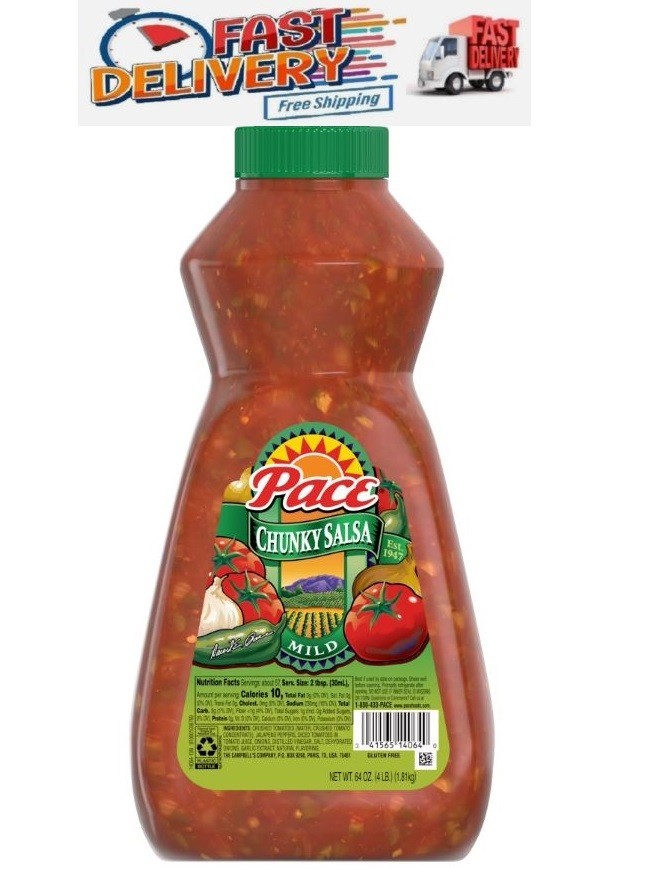 Pace Chunky Mild Salsa, 64 oz Bottle