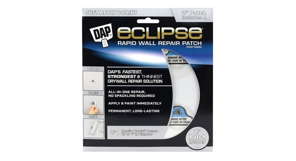 ECLIPSE 7079809161 Eclipse Rapid Wall Repair Patch 2" Clear