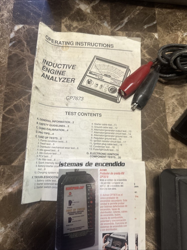 Sunpro Inductive Engine Analyzer CP7673