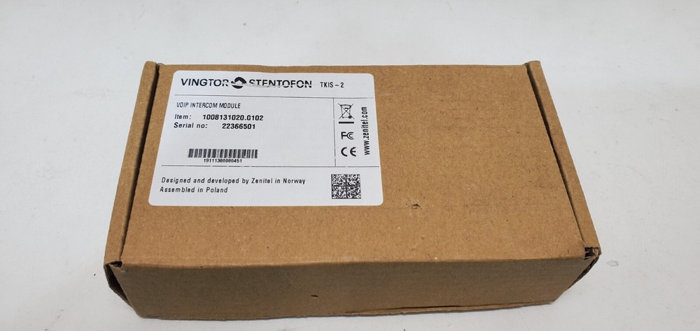 Stentofon TKIS-2 External Relay for Audio Intercoms Security Accessory