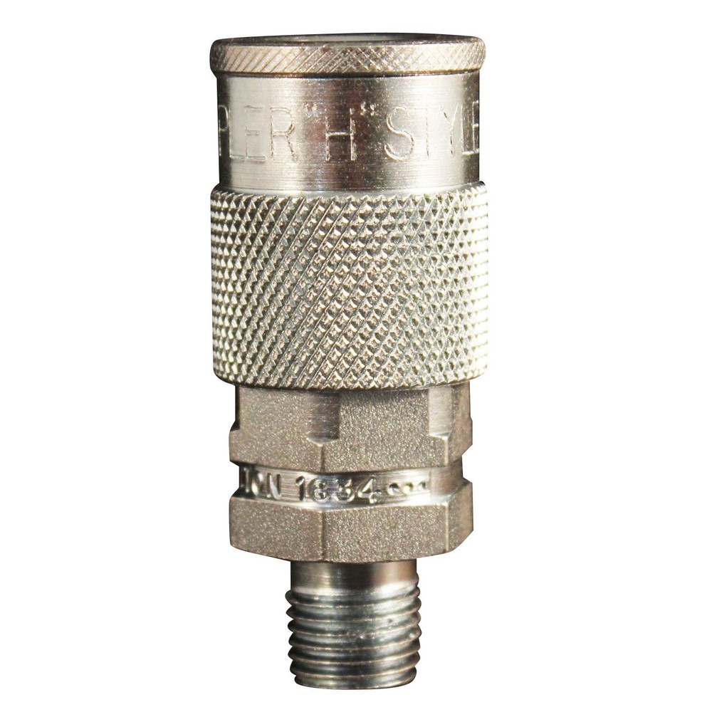 Milton 1834 1/4" MNPT H-Style Coupler