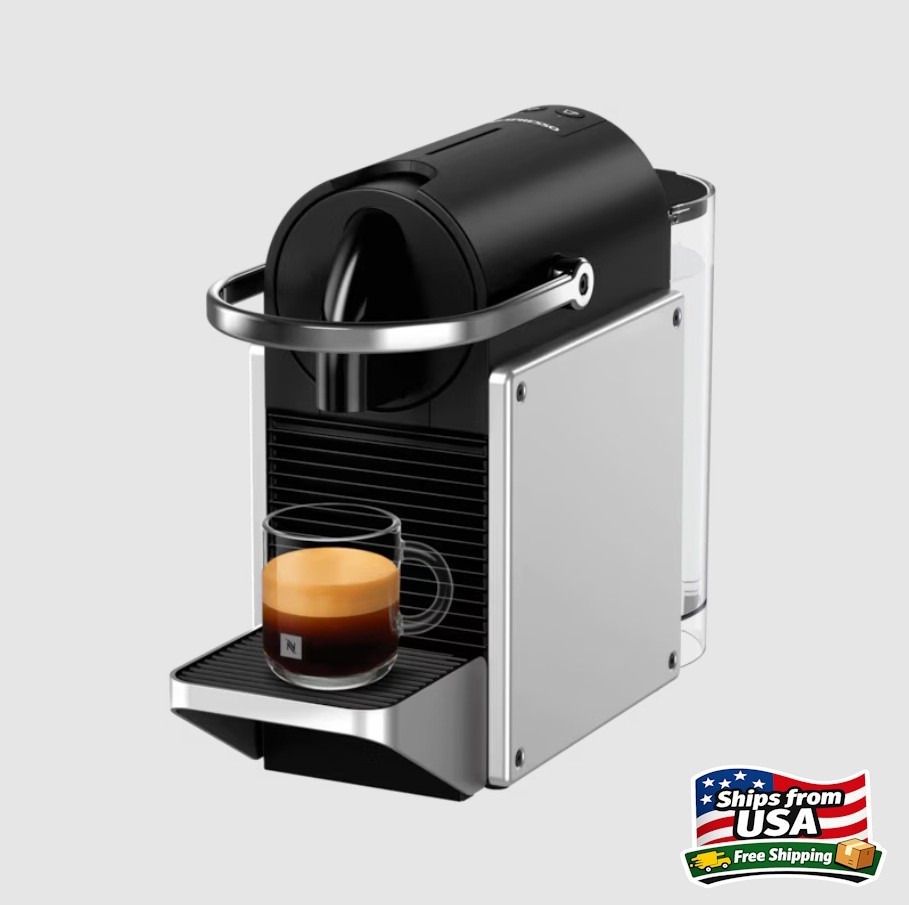 Nespresso Pixie Silver Redesign, Espresso Machine