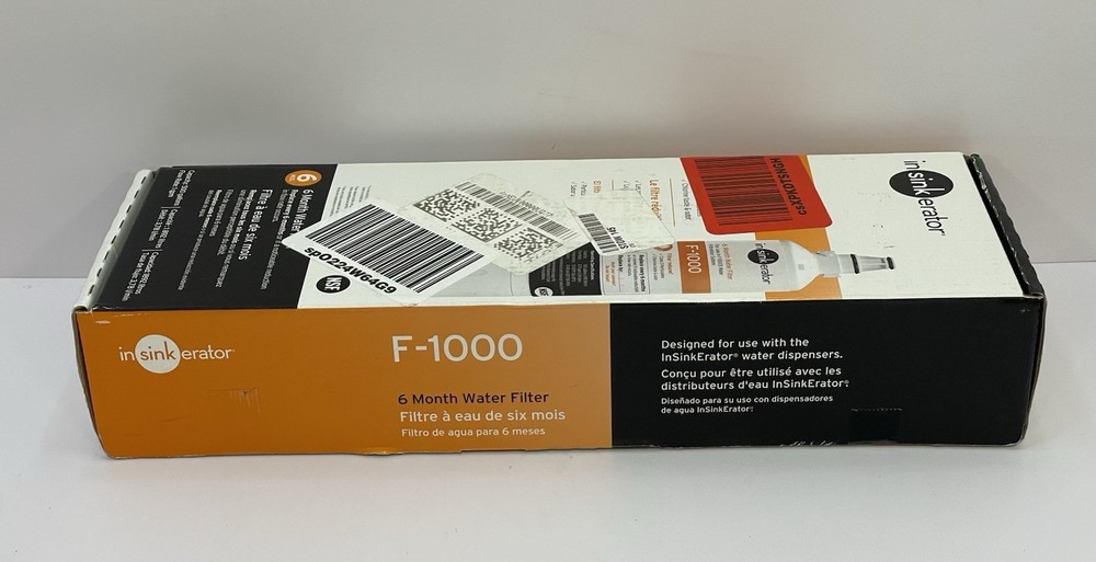 2-Pack InSinkErator F-1000 Replacement Water Filter Cartridge NEW/SEALED