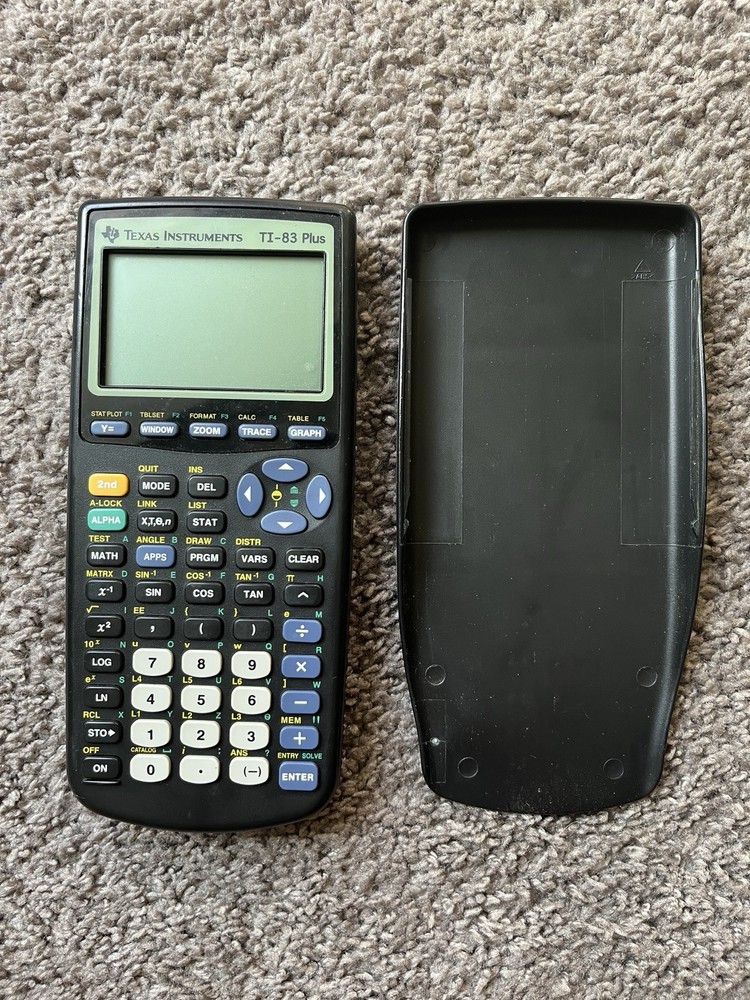 Texas Instruments TI-83 Plus Graphing Calculator Black - Tested