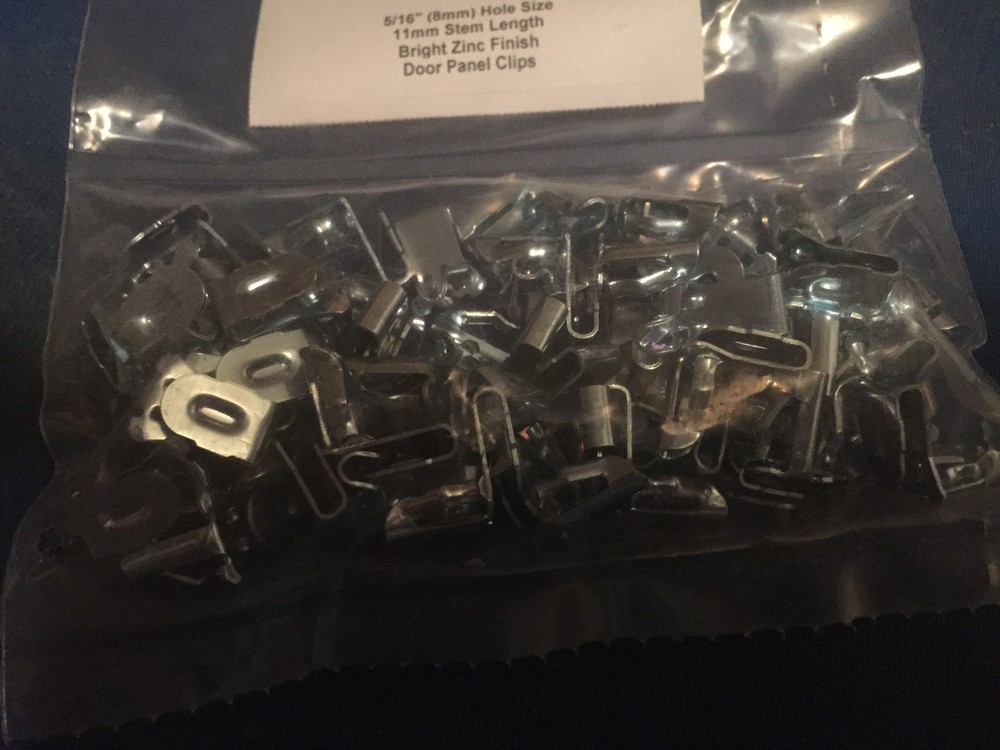 VW Beetle Fastback Karmann Squareback Super Beetle Door Sill Panel Clips x50