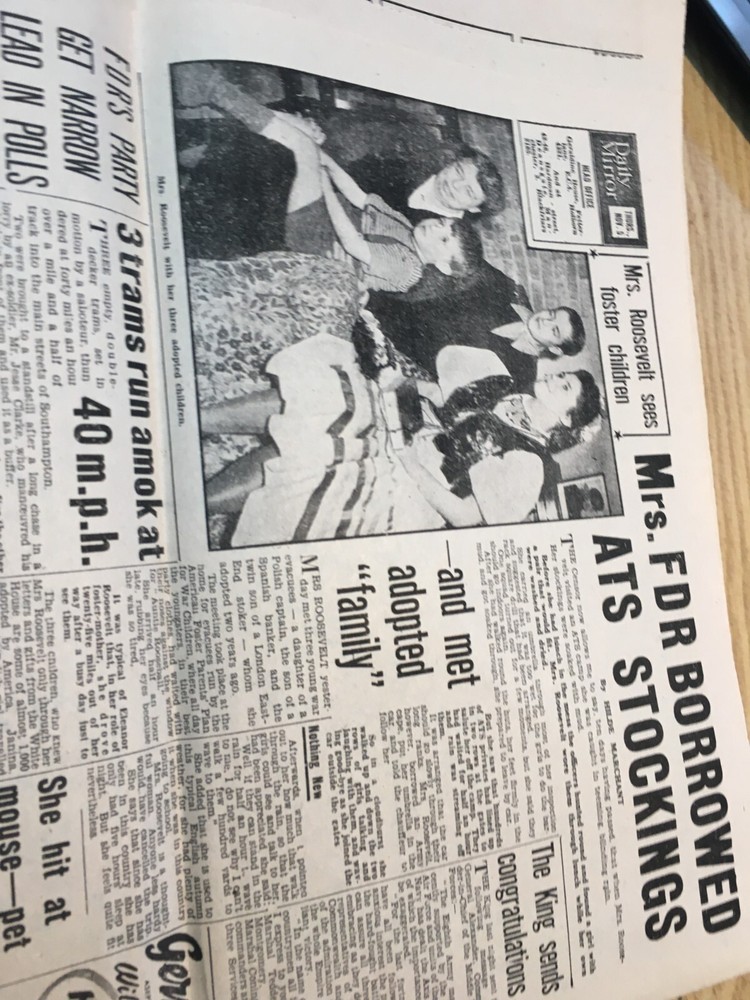 ROMMEL MONTGOMERY ET C 1943 newspaper WW2