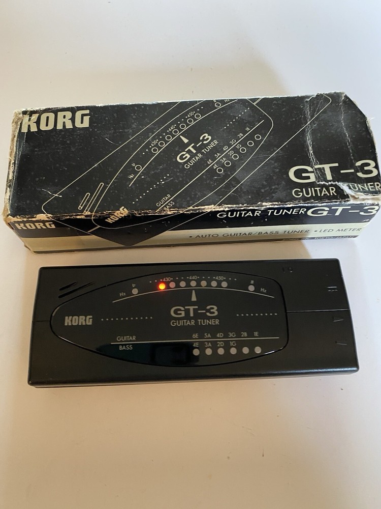 Gutair Tuner Korg GT-3 And Box It Does Work