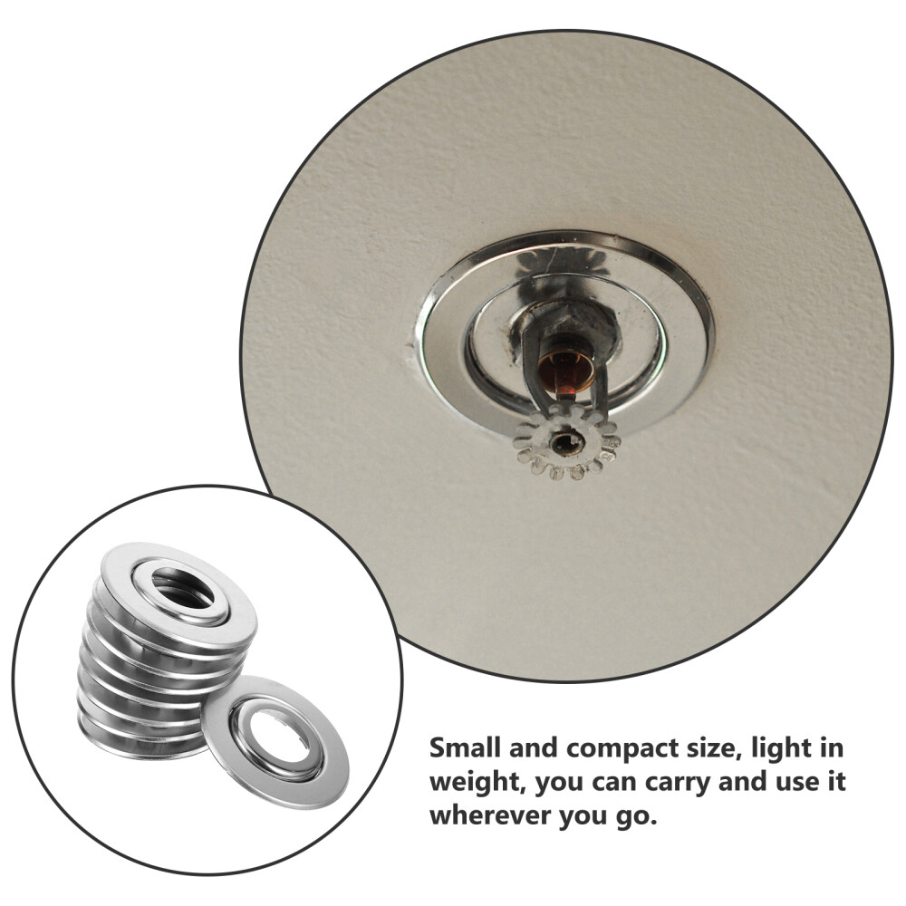 10 Pcs Stainless Plate Sprinkler Head Decorative Cover Fire Shield