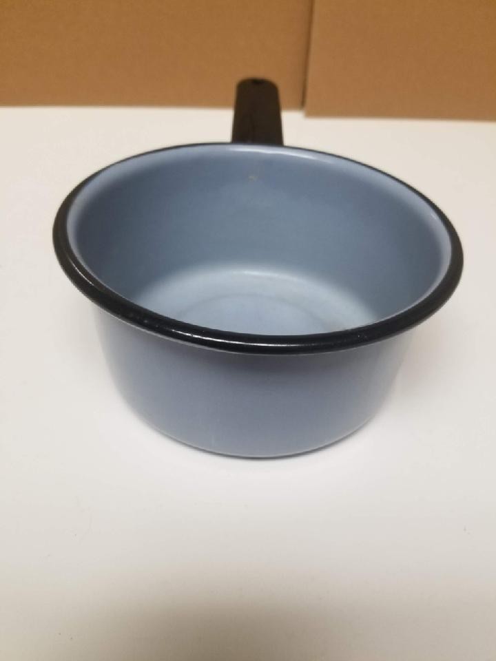 Vintage Enamel Saucepan Unmarked