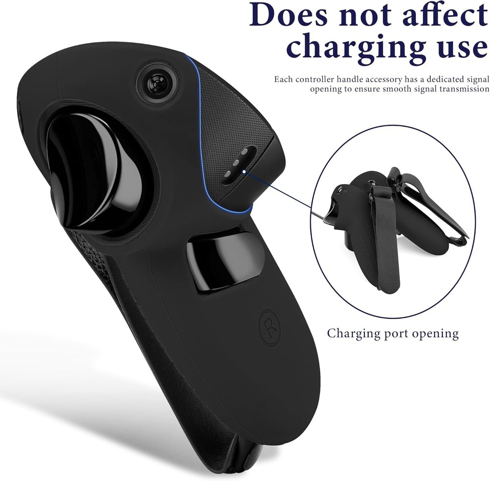 VR Silicone Controller Cover Compatible with Meta Quest Pro, Anti-Throw