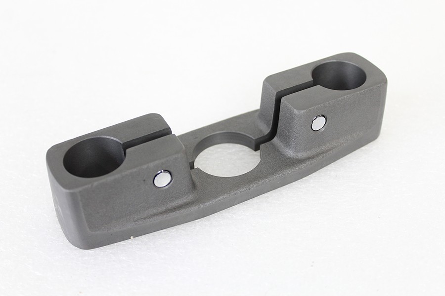 Inline Triple Tree Parkerized fits Harley Davidson