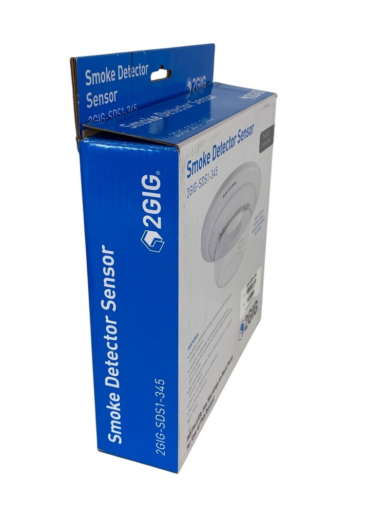 2GIG Smoke Detector Sensor Transmitter 2GIG-SDS1-345 Smoke Ring (New)