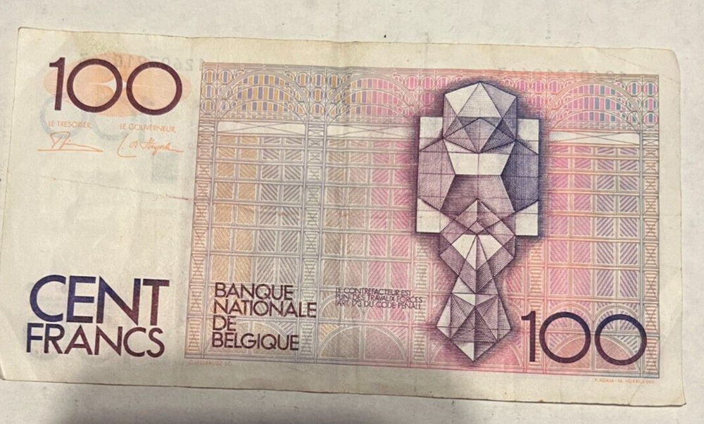2 - Belgium 100 Francs Honderd Frank