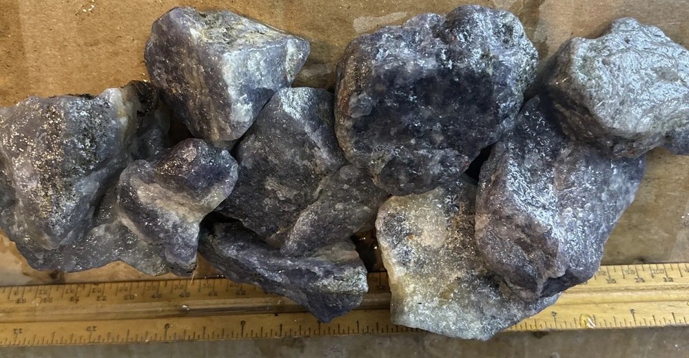 Rough iolite 1 Pound Hand Picked