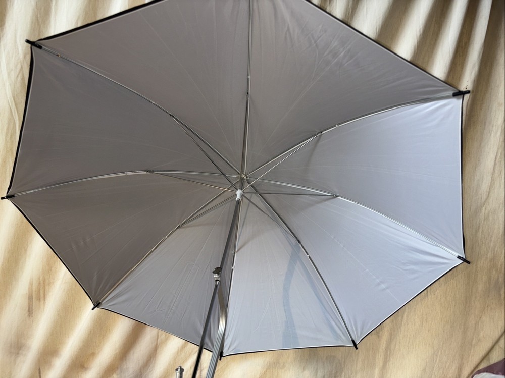 Deluxe Reflectasol Bracket So Studio Black Silver Umbrella 7’3” Light Stand