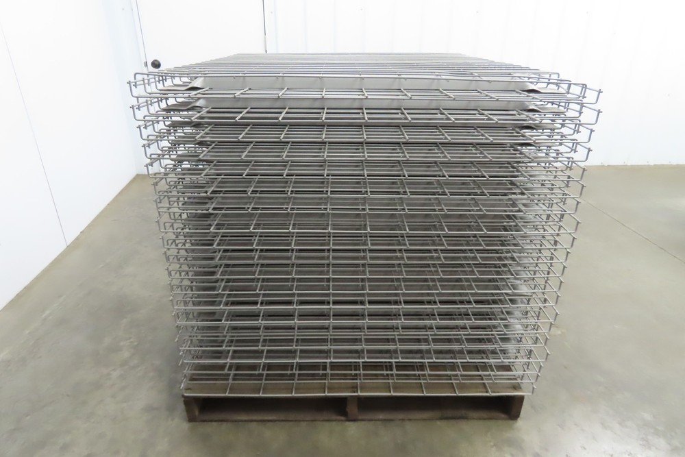New Pallet Rack Wire Deck 42x46" Waterfall 3 Flared Channel Racking 2500lb Mesh