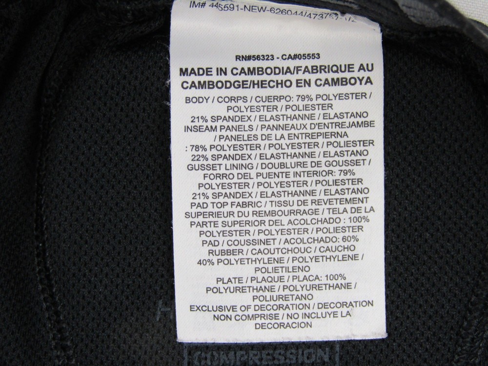 Nike Pro Hyperstrong Padded Compression Shorts-Size Medium-Black-838433-010-EUC