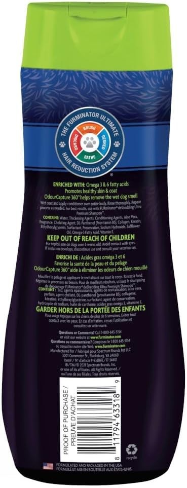FURminator deShedding Dog Conditioner, 16 oz