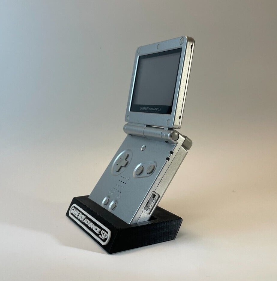 Game Boy Advance SP Display/Stand/Holder - DISPLAY ONLY (Customize Colors)