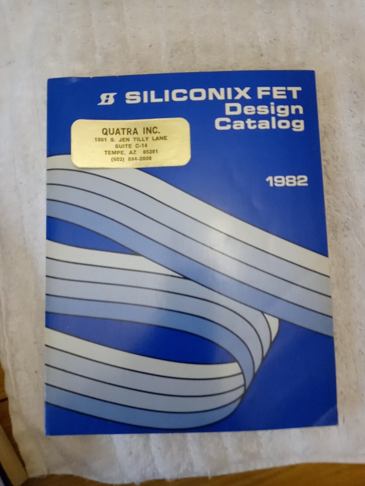 Siliconix FET Design Catalog  1982