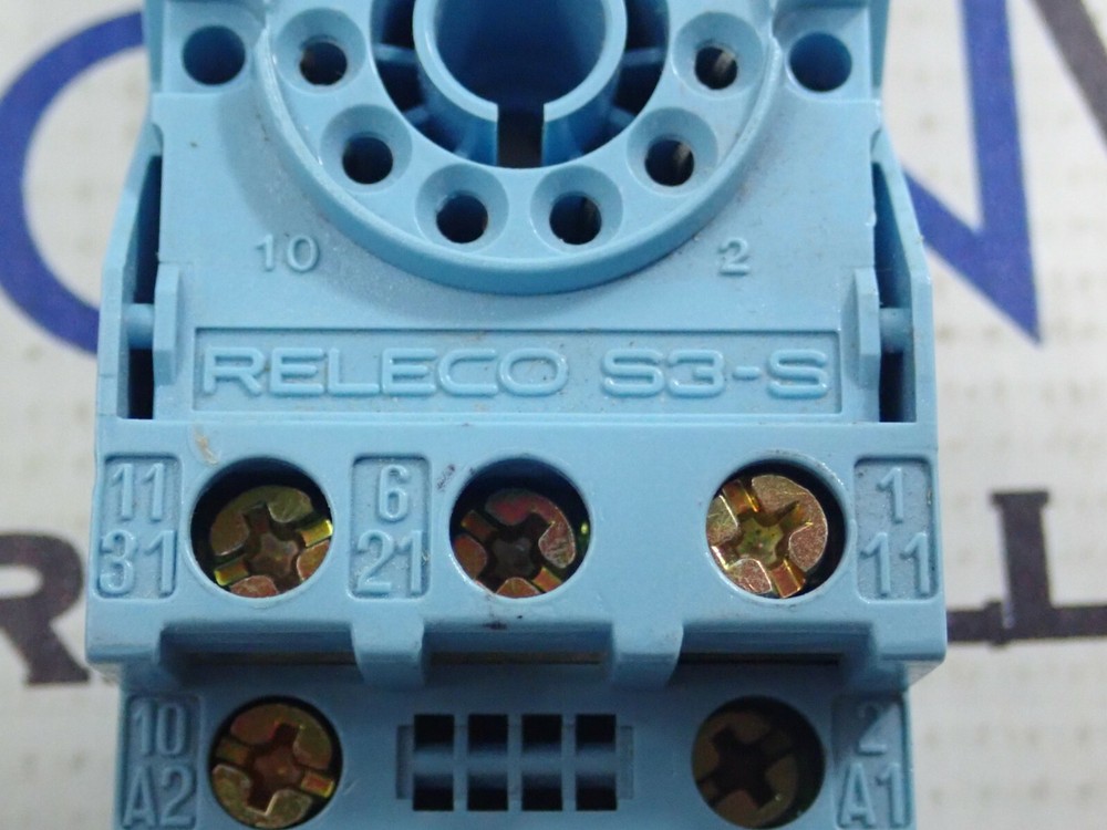 RELECO S3-S RELAY BASE/SOCKET 10A 380V