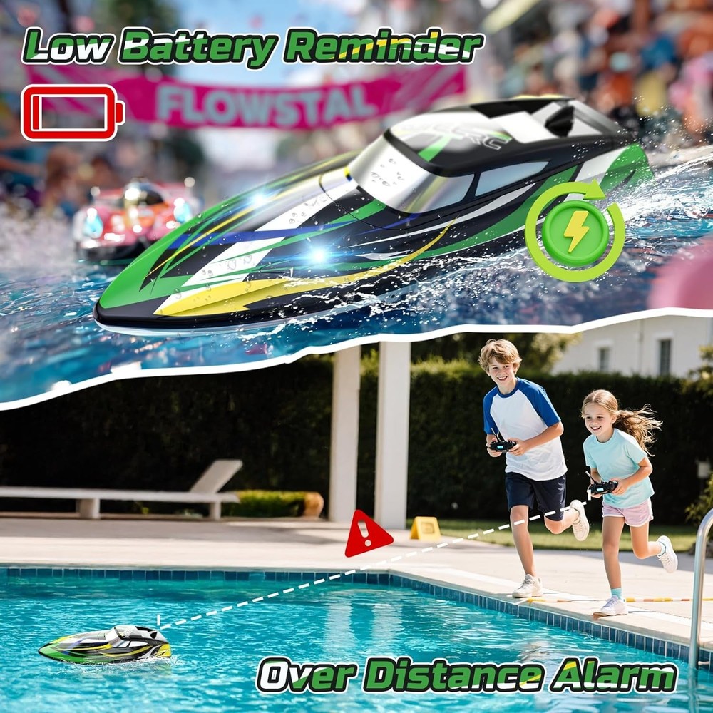 30KM/H Remote Control Boat with Lights