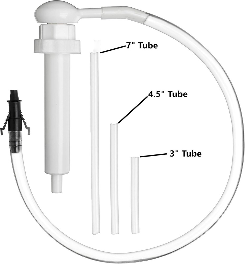 30cc Fluid Pump for Gallon & Wide Mouth Quart Bottles - Efficient Fluid Transfer