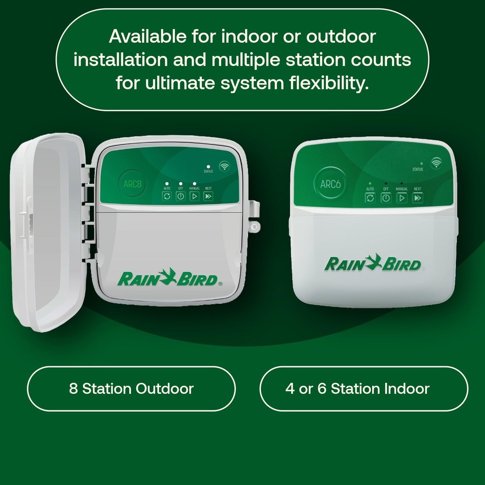 Rain Bird 4-Zone ARC4 App-Based Indoor Smart Irrigation WiFi Timer/Controller