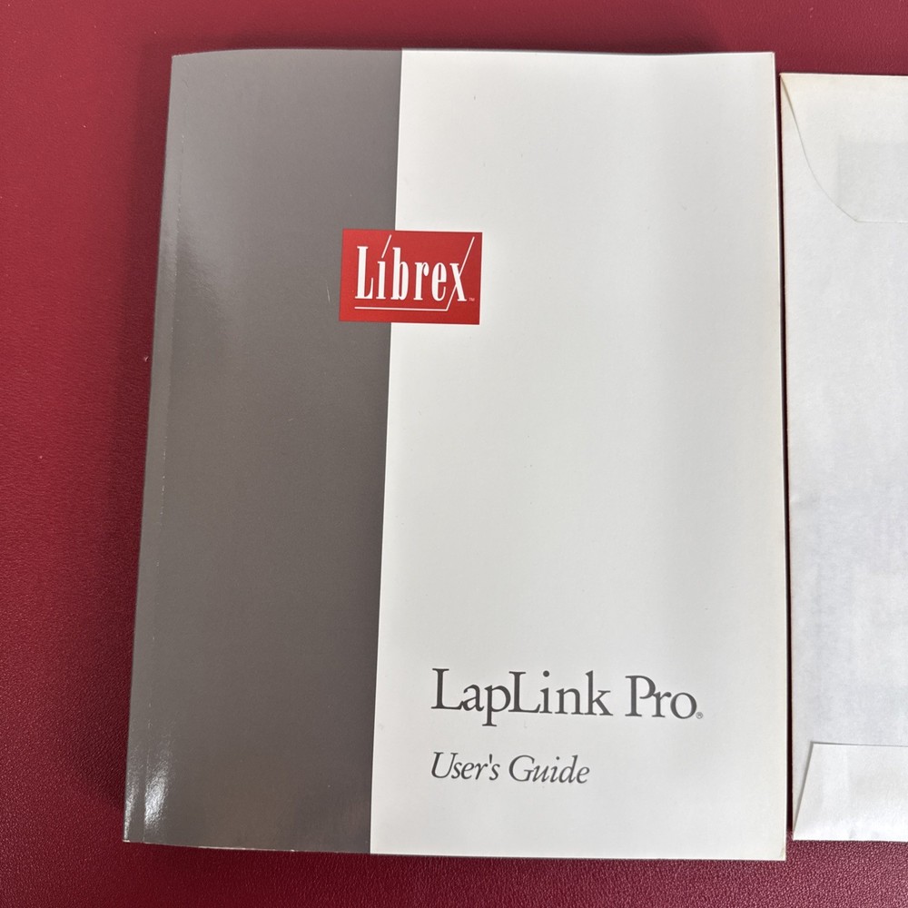 Vintage NEW, Librex Laplink Pro 3.5" Disk Software, PC to PC Linking