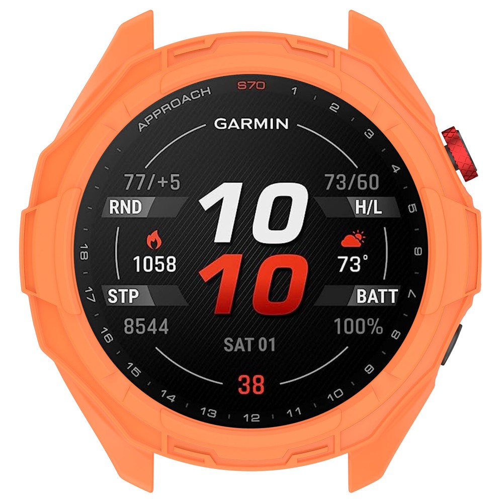 Plating TPU Watch Screen Protector Case Protective Cover for Garmin Approach S70
