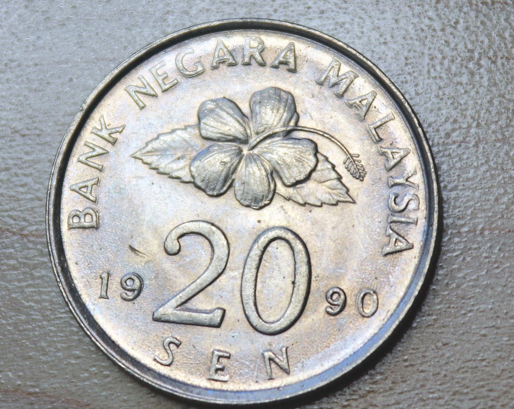 1990 Malaysia 20 Sen
