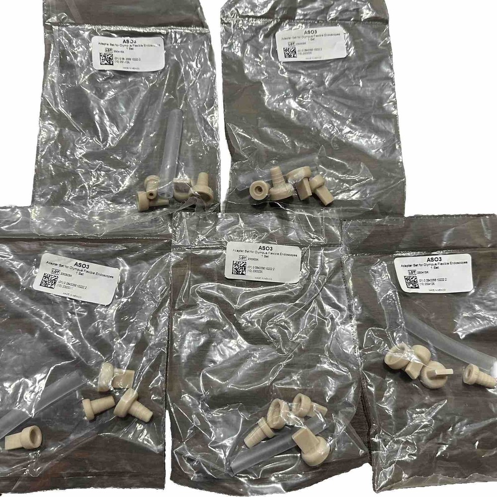 5 Pieces adapter set for olympus flexible endoscope aso3