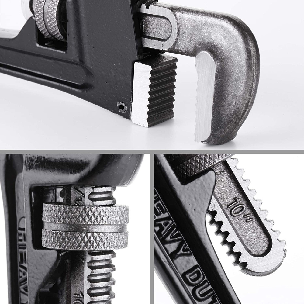 10-Inch Pipe Wrench - Robust and Reliable for Any Pipe Work Task