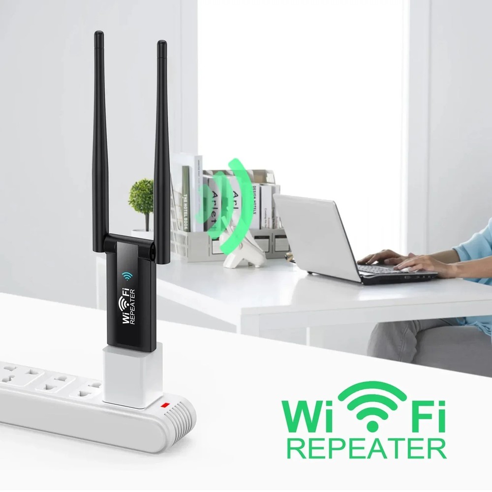 USB WiFi Range Extender Repeater Wireless Amplifier Router Signal Booster