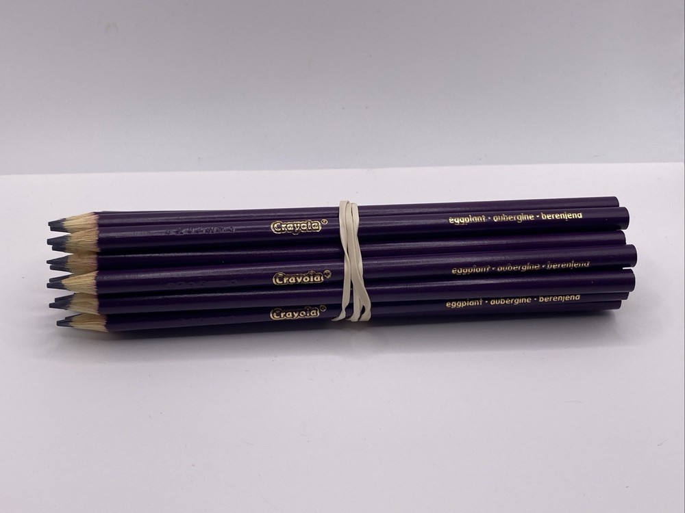 (20) Crayola Colored Pencils (eggplant) BULK