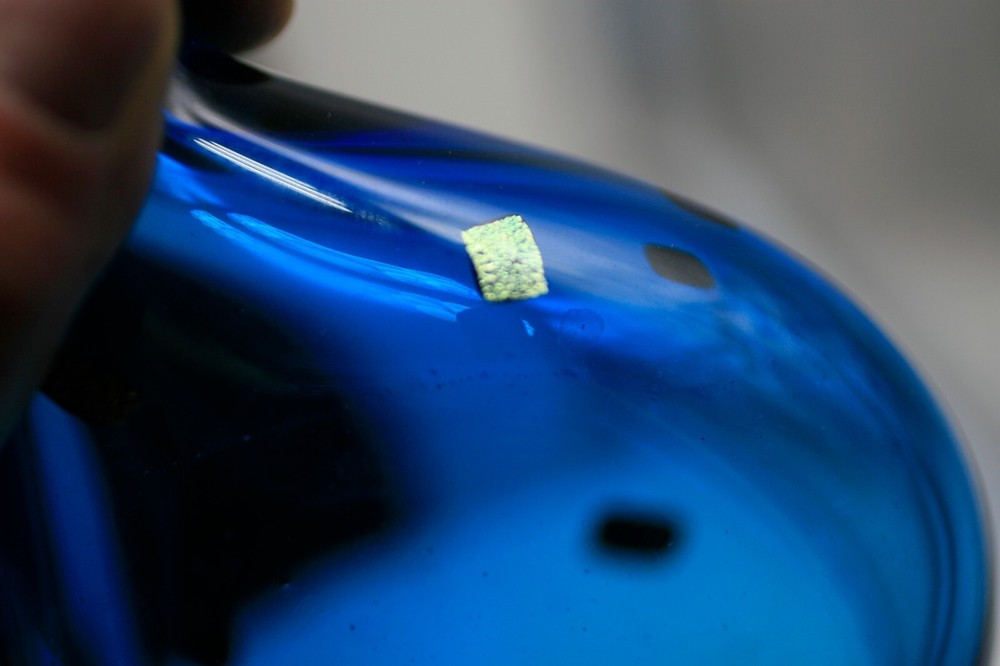 Hand Blown Glass Vase - (Signed & Dated) Z2