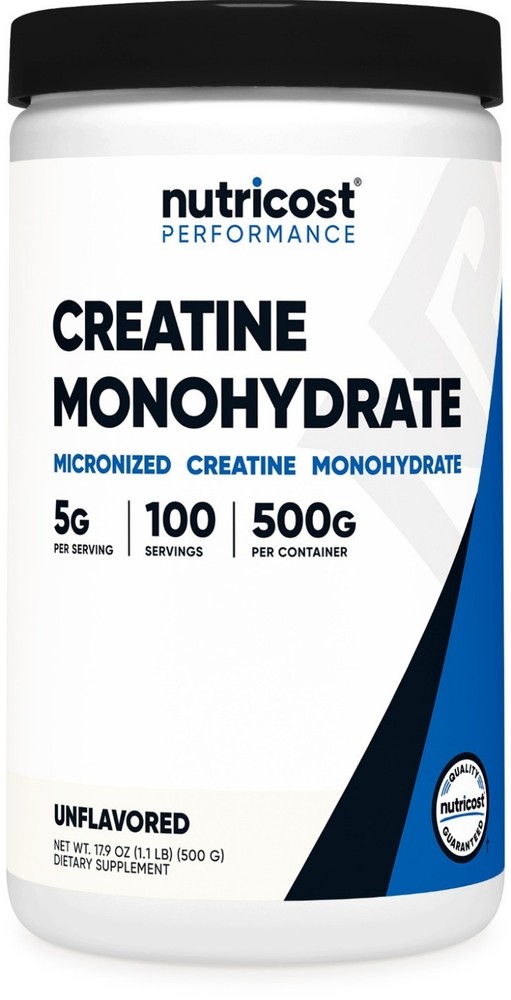 Nutricost Pure Creatine Monohydrate 500g powder-
