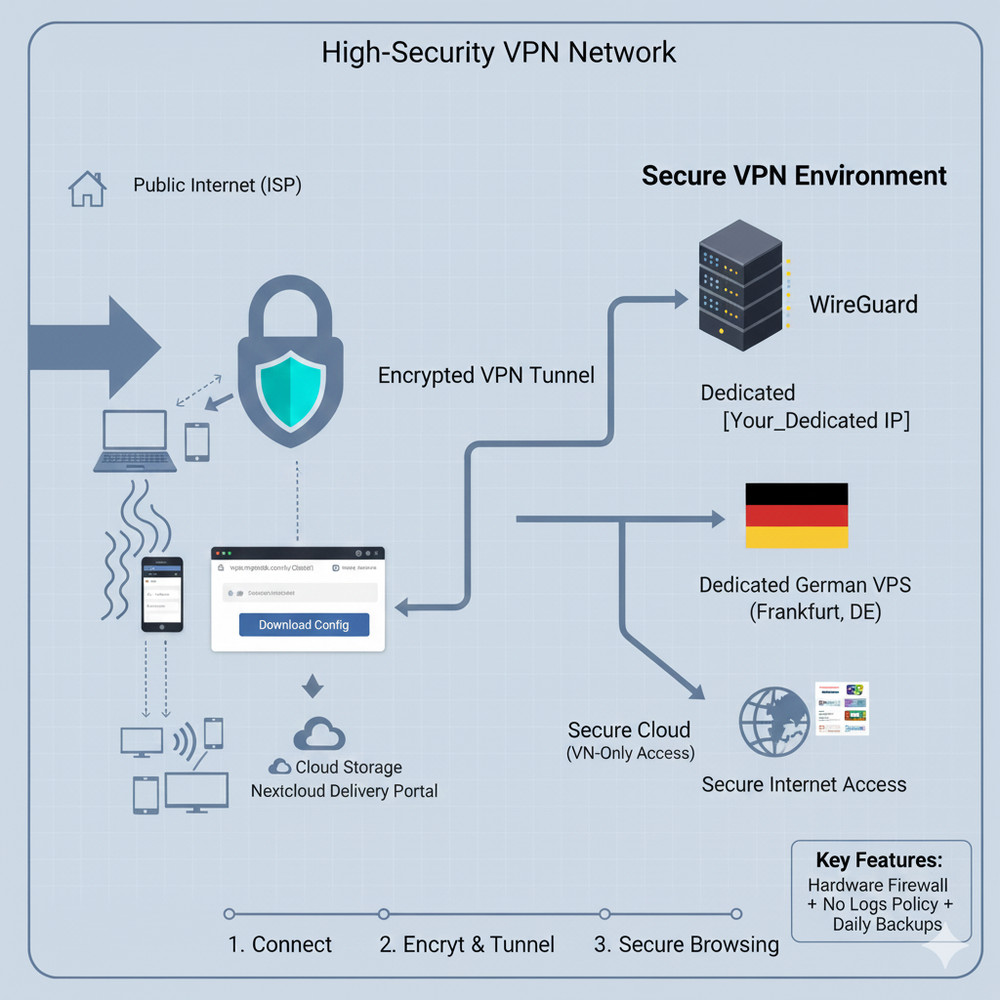 VPN PRO 6 Months 20 Devices WireGuard & German Static IP -  Read descriptions