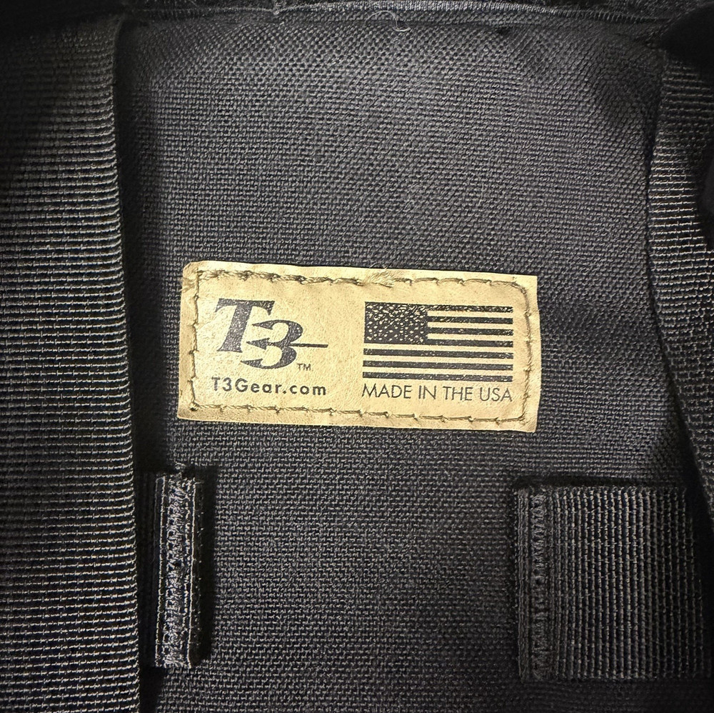 T3 Gear HANS Backpack BTAP Black - With New Hydration Pack