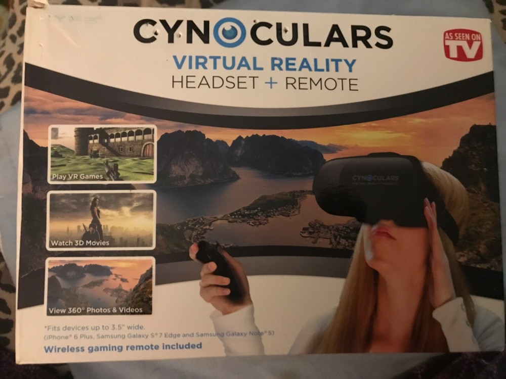 Cynoculars, like Virtual Reality, with Phone Insert