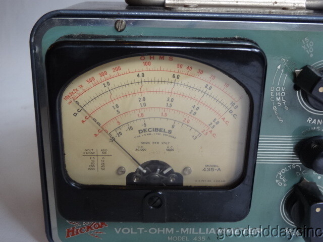 Hickok Model 435 Volt Ohm Milliammeter Tester