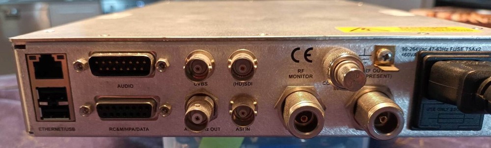 ADVENT VISLINK DVE5000 HD-SD ENCODER, ASI INPUT, L-BAND OUTPUT, EC