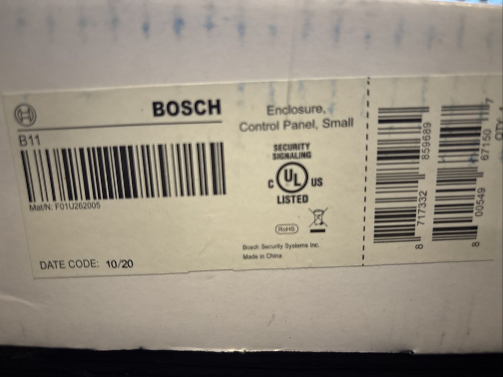 Bosch B11R Fire Alarm Control Panel Enclosure