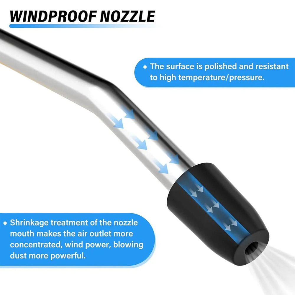 Air Blow Gun Compressed Line Duster Nozzle Tool Compressor Kit UK