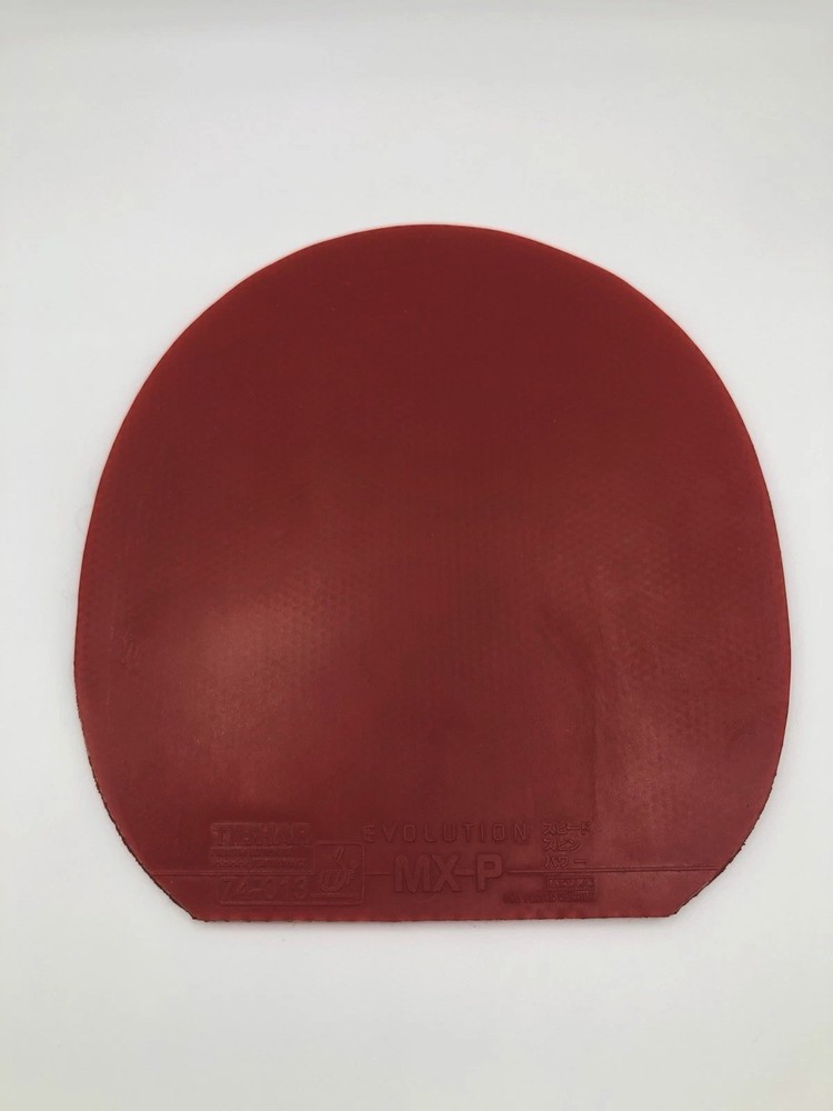 Tibhar Evolution MX-P Table Tennis Rubber Red, 2.1-2.2mm (Used)