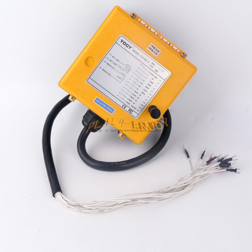 F23-BB(S) Industrial Crane wireless Remote Control 1 Transmitter +1 Receiver 12V