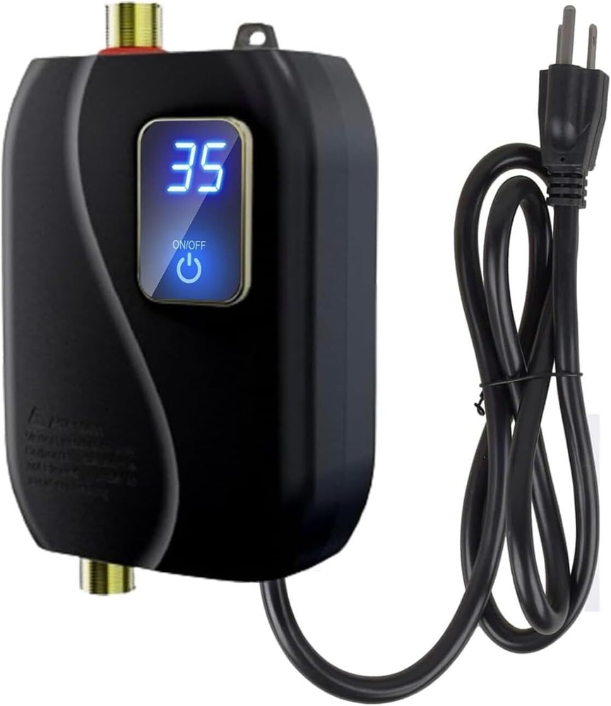 Ducha Eléctrica Para Baño Sin Tanque Calentador Instantáneo Agua Eléctrico 110 V