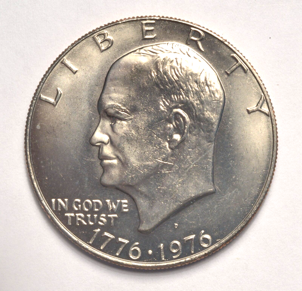 1976-D Type 2 Eisenhower Ike Dollar UNC